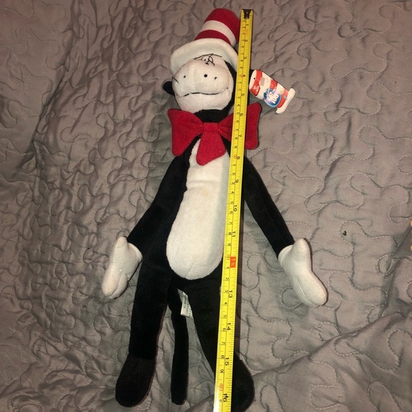 Cat In The Hat 12 Inch Plush 2004, Official Movie Merch, Dr Seuss - Picture 3 of 5